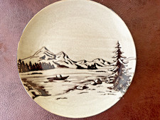 Pfaltzgraff "LAKE ADVENTURE" - 11" Dinner Plate Chop Plate, Made In USA EXC