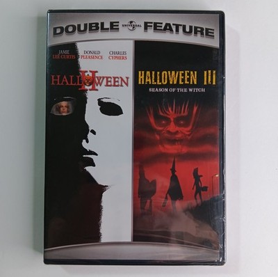 Halloween 2 & 3 DVD Double Feature II III Season Witch Jamie Lee Curtis Horror