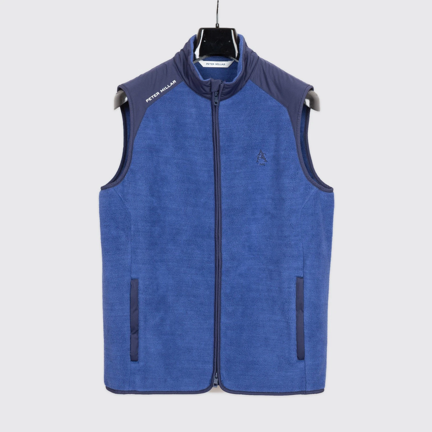 Peter Millar Size S Fade Vest Sport Navy Blue Lightweight Fleece