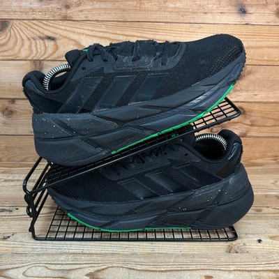Adidas Turnschuhe Damen Größe UK 7 Adistar CS 2.0 Core schwarz grün Laufschuhe