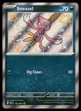 Sneasel Shiny Rare SV: Paldean Fates 182/091 NM
