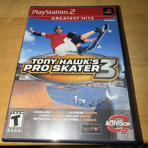 Tony Hawk's Pro Skater 3 (Sony PlayStation 2 2002) CIB Complete W/ Manual Tested