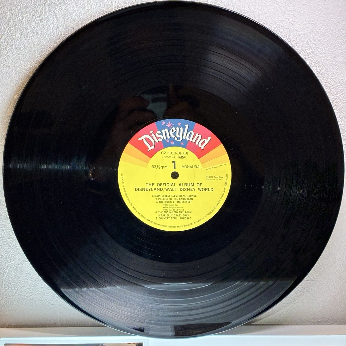 ☆超レア☆ 8枚セット 80年代 USA ディズニー ピクチャーレコード LP The Official Album Of Disneyland/Walt Disney World '80 CZ5011 MONO