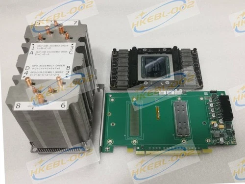 NVIDIA Tesla V100 16GB GPU SXM2 + GPU SXM2 To PCIE Adapter Card + Heatsink LOT
