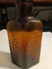 Amber poison bottle 4 3/4" High KV — photo 2