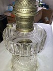 Vintage Aladdin Corinthian Clear Oil Lamp With Font — photo 9