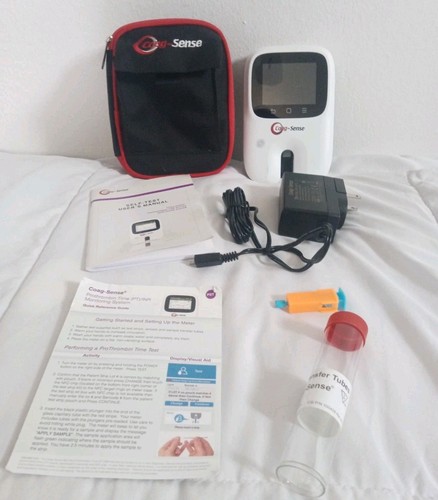 Coag-Sense Digital Prothrombin Time PT/INR Monitoring System Meter  "For Parts"