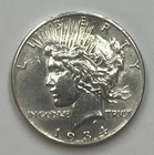 1934 S SILVER PEACE DOLLAR AUTHENTIC HI GRADE U.S. MINT COIN RARE KEY DATE