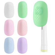 Silicone Toothbrush Covers   6 Pack Caps for Electric Manual Brushes