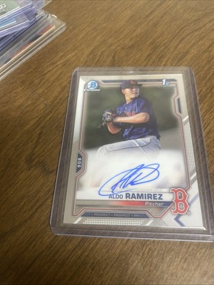 2021 Bowman #CPA-ARA Alexander Ramirez Chrome Prospect Autographs Auto