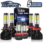 For 2010-2018 Mazda 3 6Pcs 6000K LED Headlights+Fog Light Bulbs Bright Kit