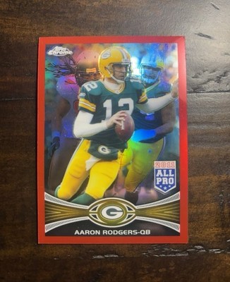 2012 Topps Chrome All-Pro Aaron Rodgers #50 Red Refractor /25