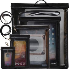 Faraday Bag 5 Pack - Faraday Bags for Phones  Car Key Signal Jammer, Large F...