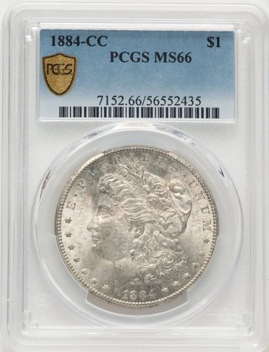 1884-CC Morgan Dollar PCGS MS66