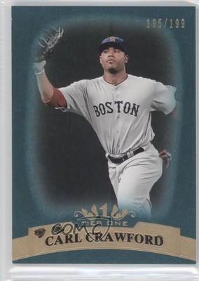 2011 Topps Tier One Blue Tier Four 195/199 Carl Crawford #54 0z8