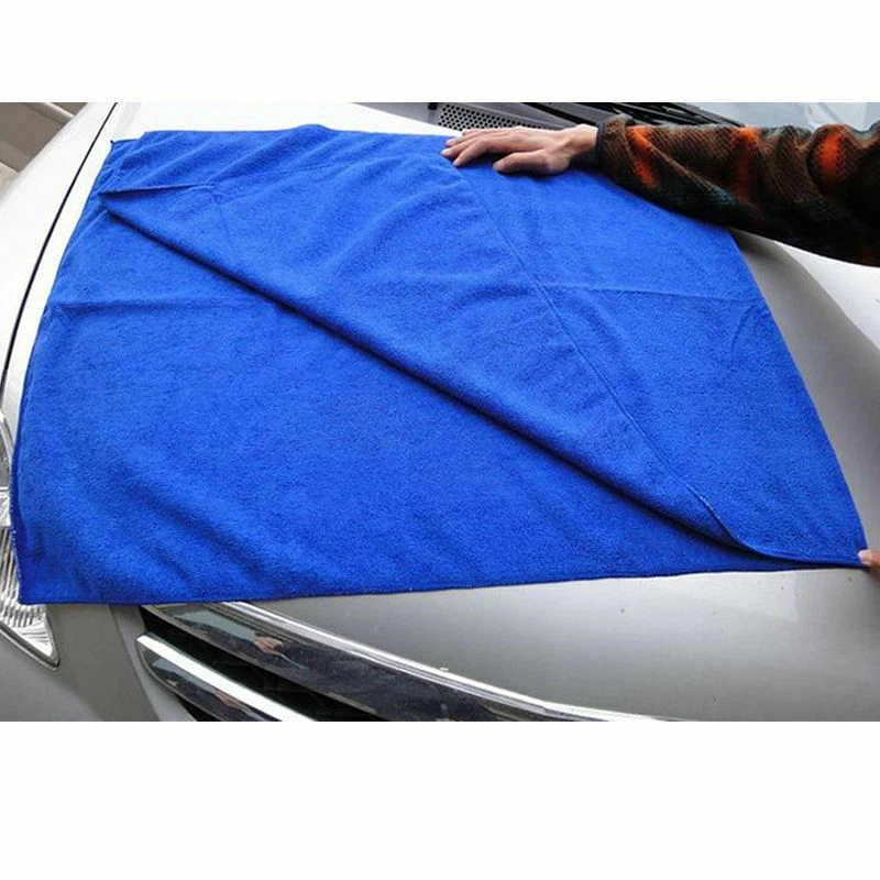 Toallas de limpieza de microfibra grandes 160x60 cm para lavado de autos paños de limpieza de cocina Foto 3 de 4