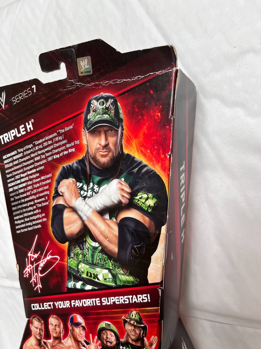 BNIB WWE TRIPLE H DX MATTEL ELITE COLLECTION SERIES 7 WRESTLING