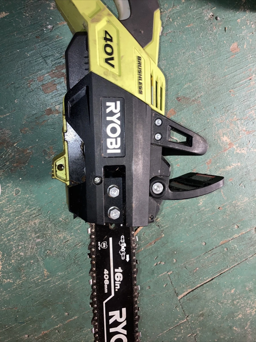 Ryobi RY40503BTL 16In. 40 volt Cordless Brushless Chainsaw tool
