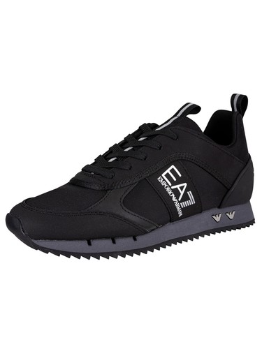 EA7 Emporio Armani Logo Trainers Black