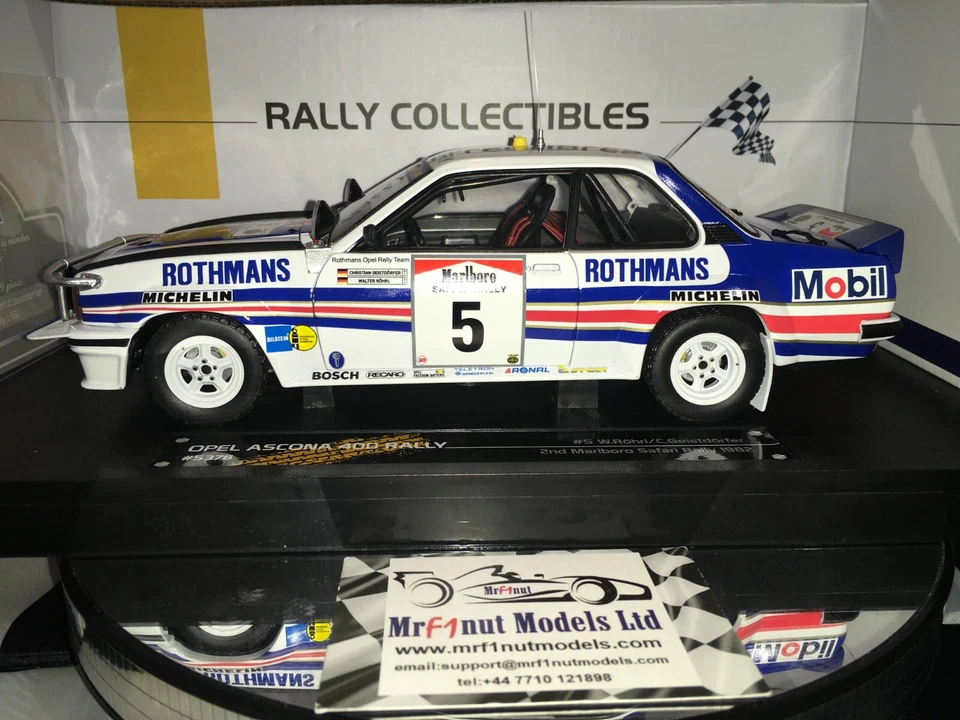 1:18 Sole H5378 Walter Rohrl Opel Ascona 400 2nd Rally Safari 1982 - Immagine 2 di 4