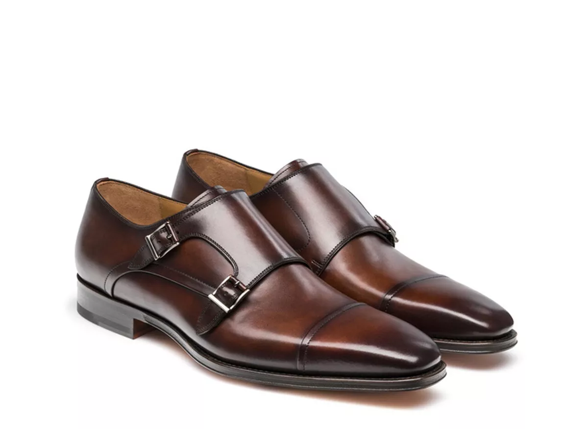 Silvio Charm: Magnanni Silvio Double Monk Strap Shoe