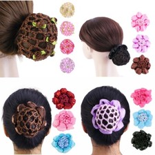 Reusable Women Hair Nets Elastic Band Weave Dancing Hair Bun Invisible Hairnet