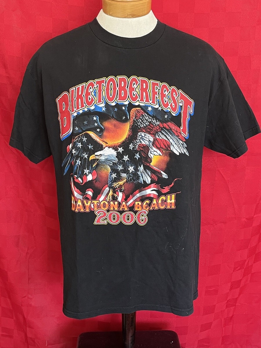 2006 Biketoberfest Daytona Beach Bike Week Shirt V Twin WORN ONCE 