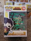 Funko POP! My Hero Academia Overhaul 788 Signed by Kellen Goff w/Quote & JSA