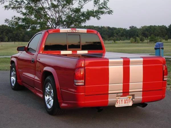 PARA Dodge Dakota 10 pulgadas Racing Stripes Gráfico Vinilo 10" Duelo Calcomanía 36 PIES Foto 2 de 2