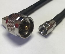 UHF Male PL259 Angle to FME Male RFC195 Coaxial Cable RF PICK LENGTH USA