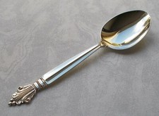 *RAR* Gro&szlig;er Gem&uuml;sel&ouml;ffel K&ouml;nigin / Acanthus Georg Jensen in 925 Sterlingsilber