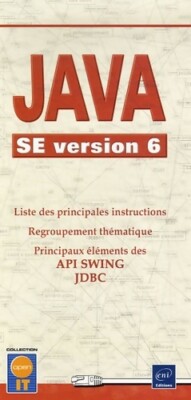 Java SE Version 6: Principial List... - Eni Editions - V637459
