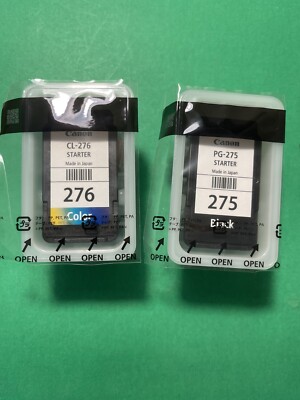 Genuine Canon 275 276 Ink Cartridge-Setup For TS 3722 3520 Printer