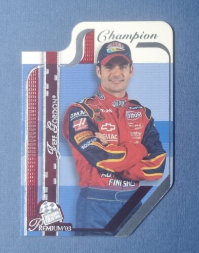 2003 Press Pass Premium Jeff Gordon Champion Red Foil  Parallel Diecut Insert - Picture 1 of 2
