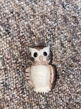 Vintage Owl Figurine Retro Owl Home decor Rare Collector   Tagged On Bottom
