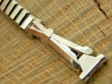 JB Champion Pre-Owned Vintage Stainless Watch Band 11mm Straight Lug Expansion