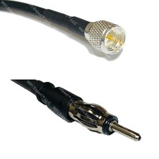 RFC240UF MINI UHF MALE to AM/FM MALE Coax RF Cable USA-Ship Lot