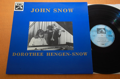 John Snow Violin Recital Corelli, Brahms, Paganini Belgian EMI Stereo 70s NM