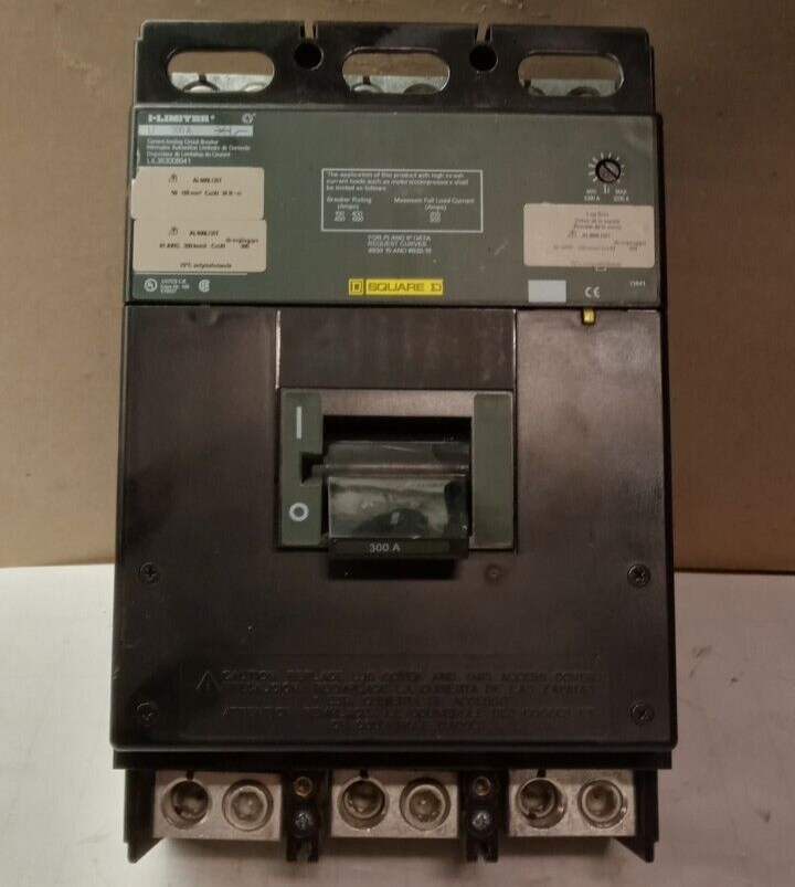 SQUARE D 300 AMP CIRCUIT BREAKER 3 POLE 600 VAC LIL363008041 eBay