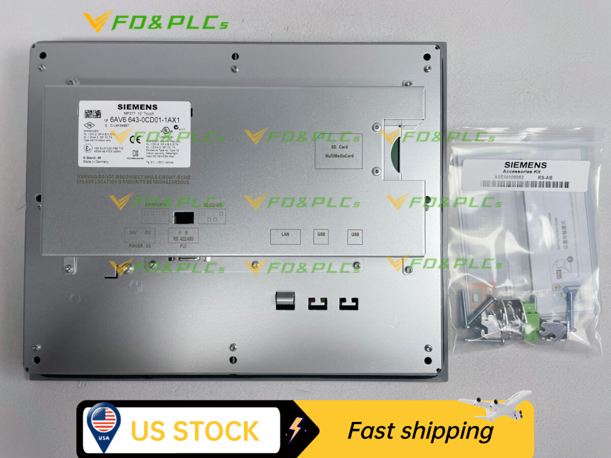 New Siemens 6AV6643-0CD01-1AX1 SIMATIC MP 277 TOUCH PANEL 6AV6 643