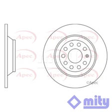 Fits Audi A6 2004-2011 1x Brake Disc Rear Mity #2 4F0615601E