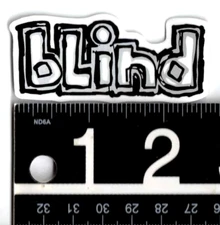 Blind Skateboards Sticker 2.75 in x 1.25 in Multicolor Classic Skate Decal