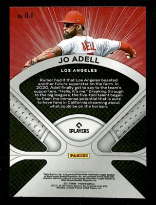 2021 Panini Prizm Illumination Jo Adell Los Angeles Angels