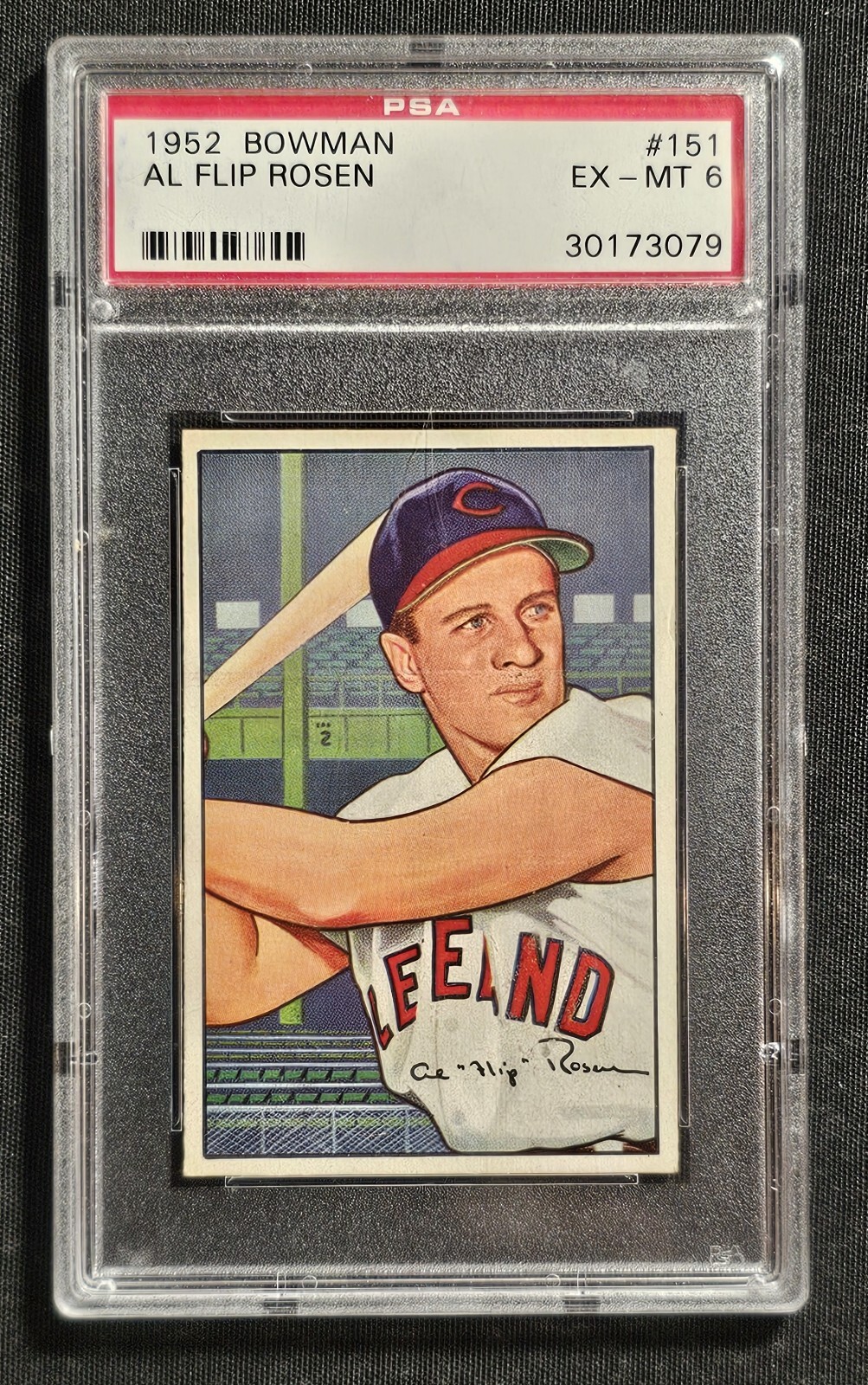 1952 Bowman #151 Al Flip Rosen PSA 6 EX-MT