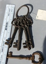 Skeleton Keys On A Ring Comes With A Skeleton Key Bottle Opener