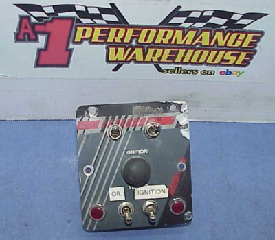 Switch Ignition Panel with 4 On-Off Toggle Switches and Start Button