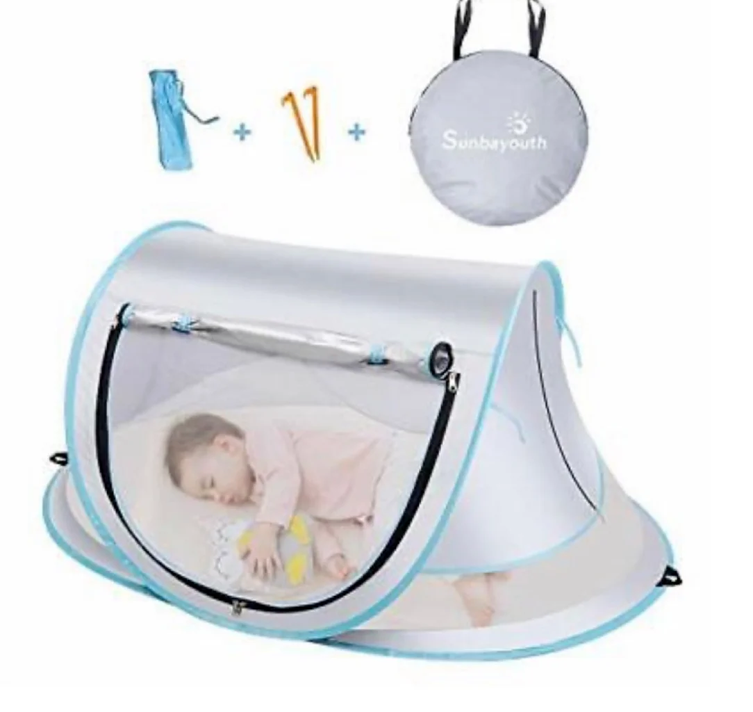 Sunba Youth Baby Tent Portable Travel Bed UPF 50+ Infant Sun Shelter