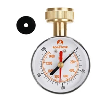 2-1/2" Water Pressure Test Gauge,House Water Pressure Gauge,Garden Hose Pressure