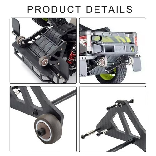 Für Arrma 1/7 Mojave V2 EXB RC Auto Upgrade Teile Kohlefaser Wheelie Bar - Bild 3 von 9