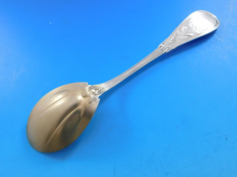 Cuchara de helado japonesa de plata esterlina por Tiffany and Co GW biselada 5 7/8" Foto 3 de 4